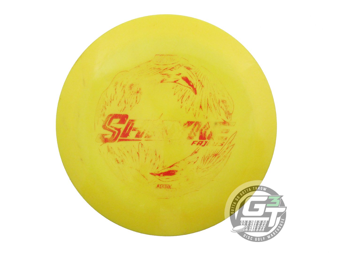 USED Innova [FAJKUS] Star Shryke 169g Yellow Wiped Stamp Driver Golf Disc
