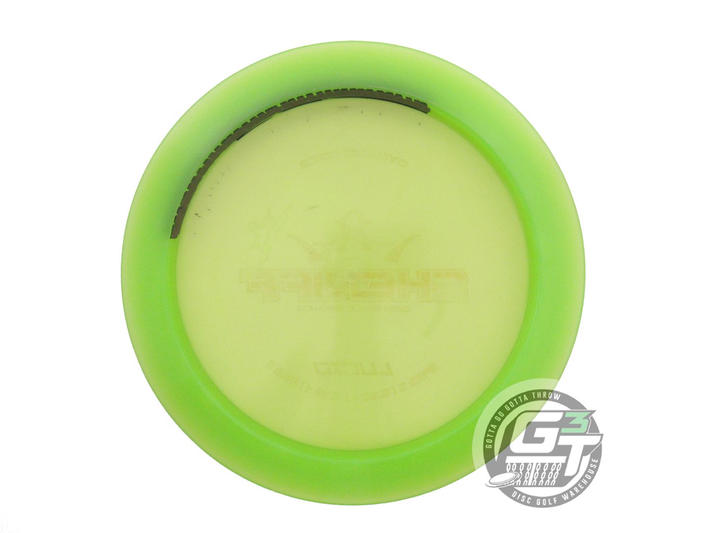 USED Dynamic Discs Lucid Sheriff 173g Lime Wiped Stamp Distance Driver Golf Disc