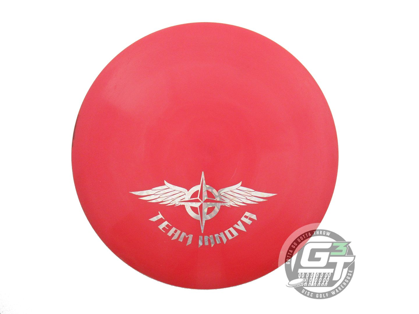 USED TEAM Innova Star Boss 175g Red Holo Foil Distance Driver Golf Disc