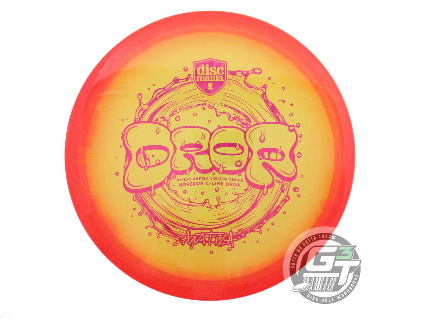 USED DiscMania [ANTTILA] Horizon C-Line Drop 174g Orange-Yellow Putter Golf Disc