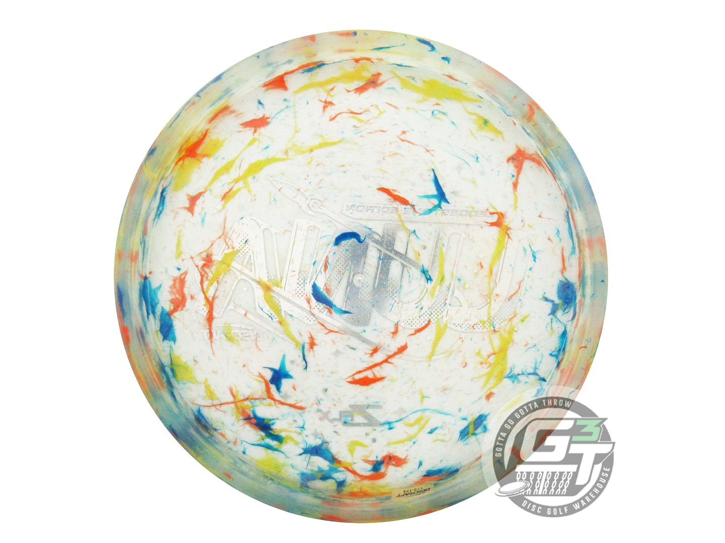 USED Discraft [LEDGESTONE] Z FLX Luna 175g Sunrise Foil Putter Golf Disc