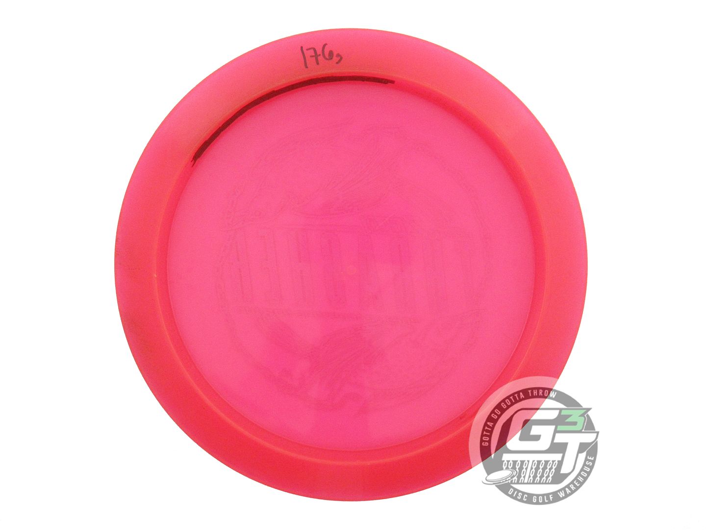 USED Discraft [LEDGESTONE] Glo Z Thrasher 176g Pink Cloud Foil Driver Golf Disc