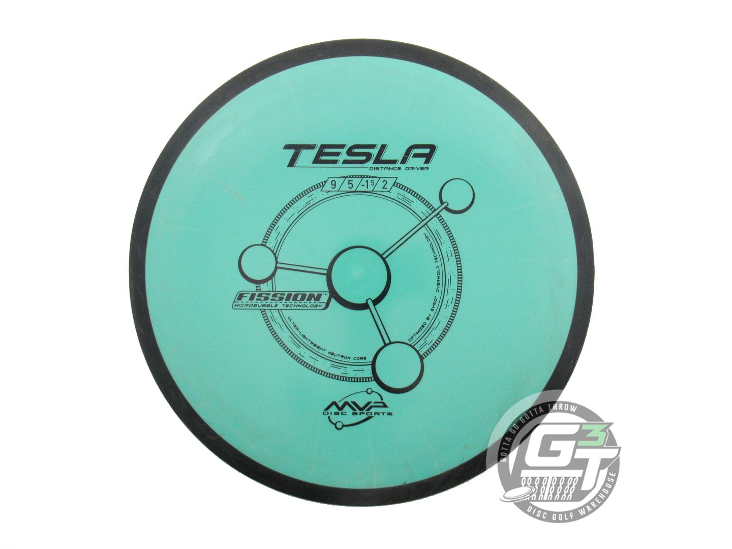 USED MVP Disc Sports Fission Tesla 173g Green Distance Driver Golf Disc