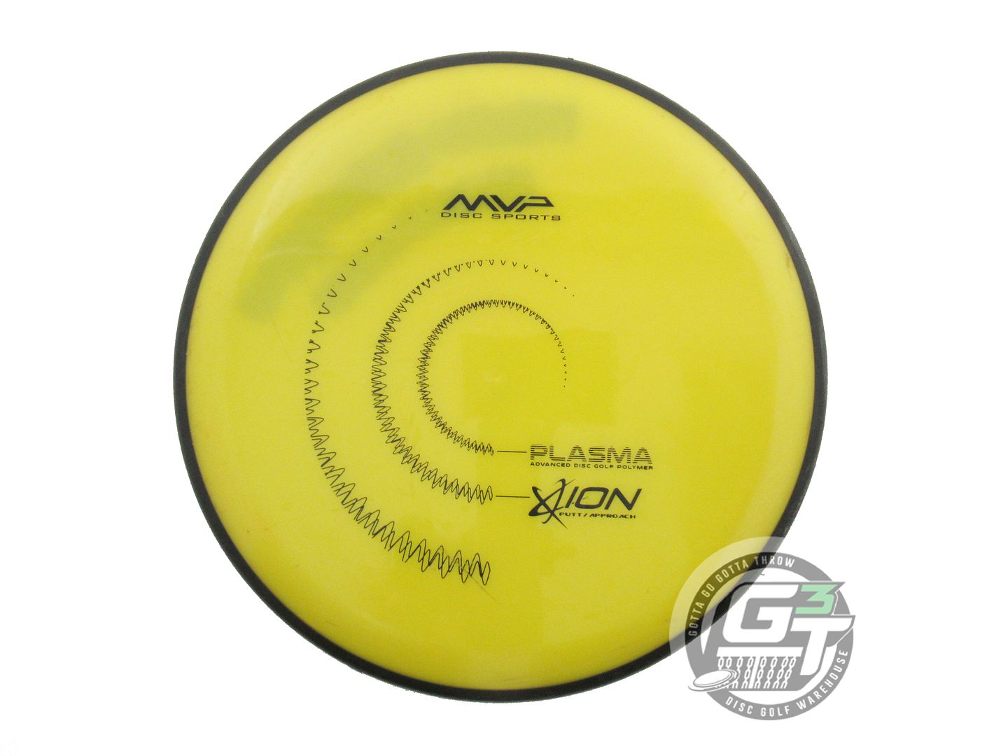 USED MVP Disc Sports Plasma Ion 174g Yellow PFN Putter Golf Disc
