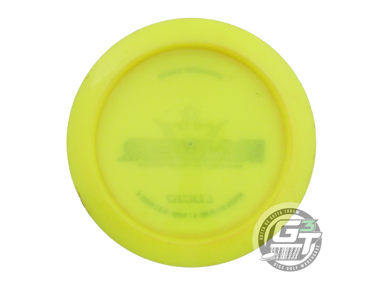 USED Dynamic Discs Lucid Raider 170g Yellow Blue Foil Distance Driver Golf Disc