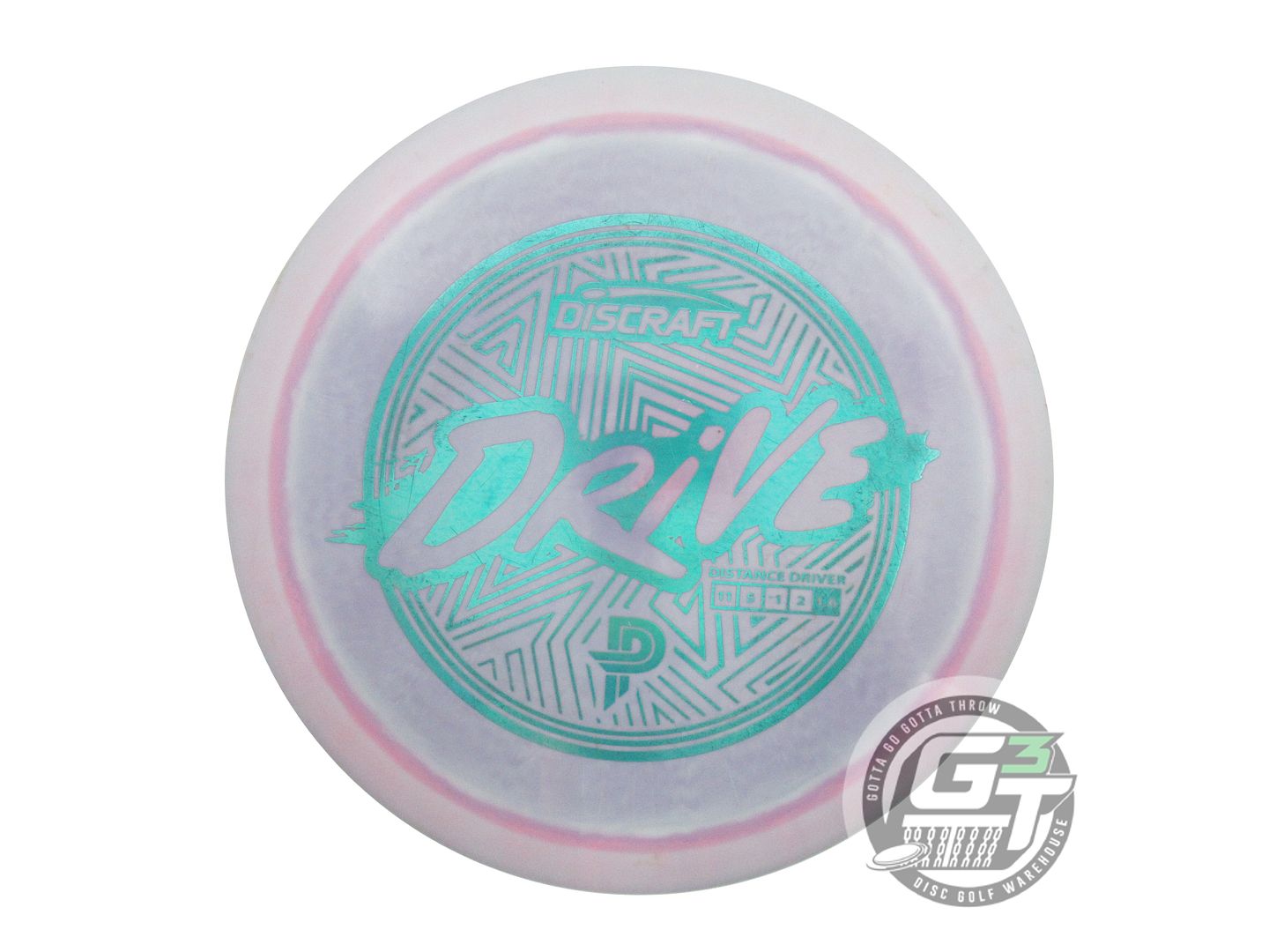 USED Discraft [PIERCE] ESP Drive 174g Lilac Teal Holo Foil Distance Driver Disc