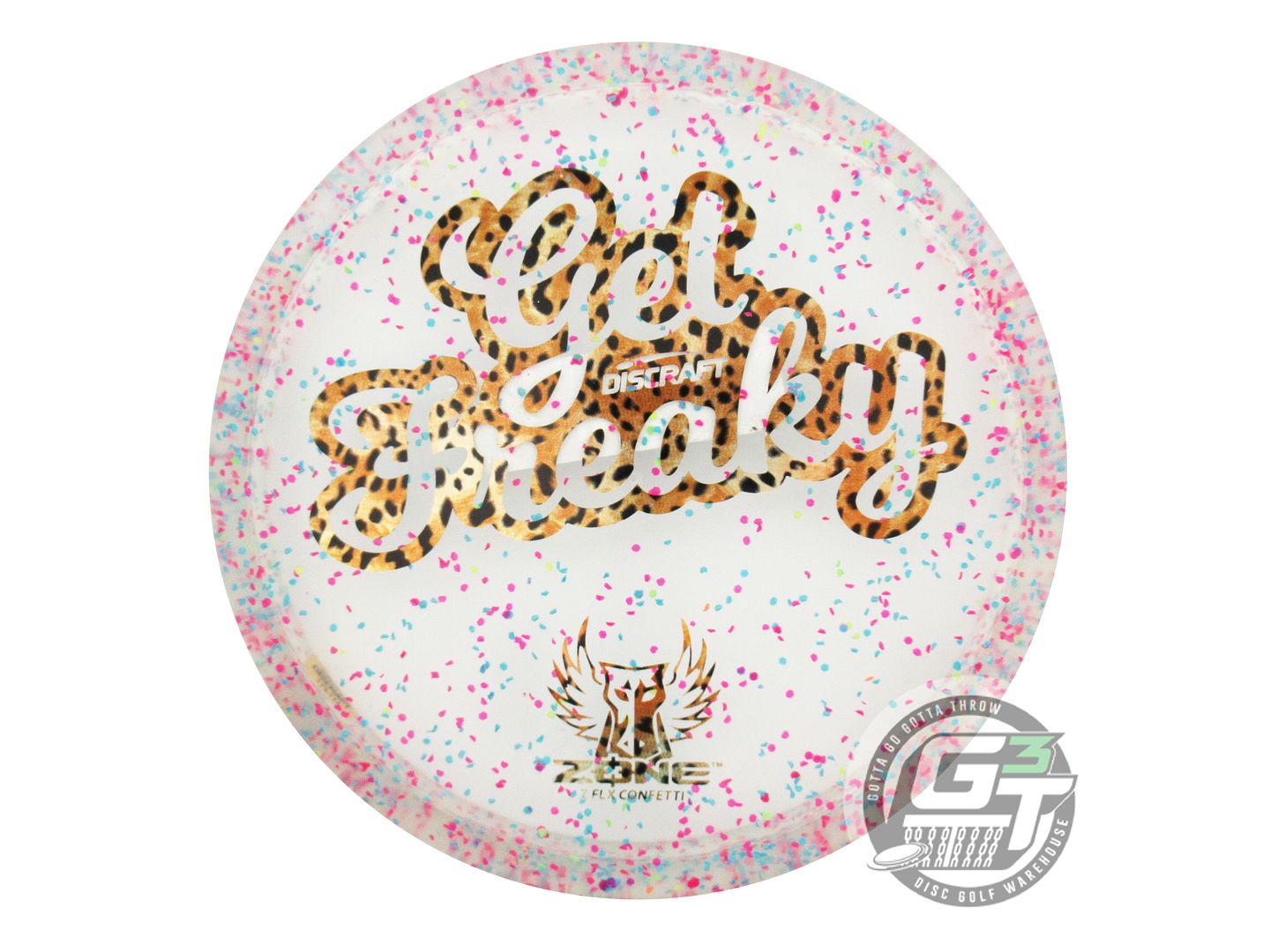 Discraft Limited Edition Brodie Smith Get Freaky Confetti Z FLX Zone Putter Golf Disc (Individually Listed) - Gotta Go Gotta Throw