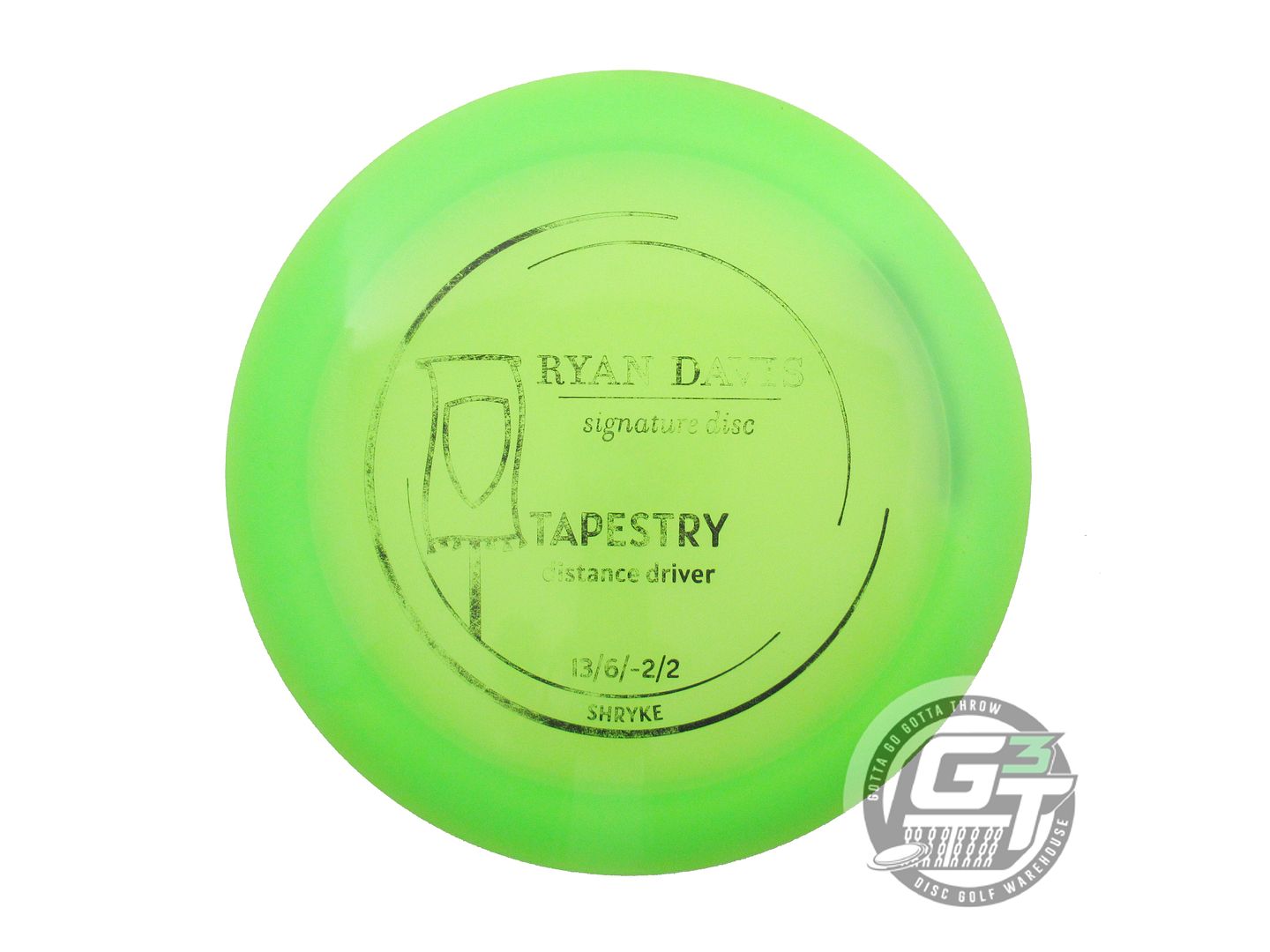 USED Innova Champion Shryke 175g Lime Black Stamp Distance Driver Golf Disc