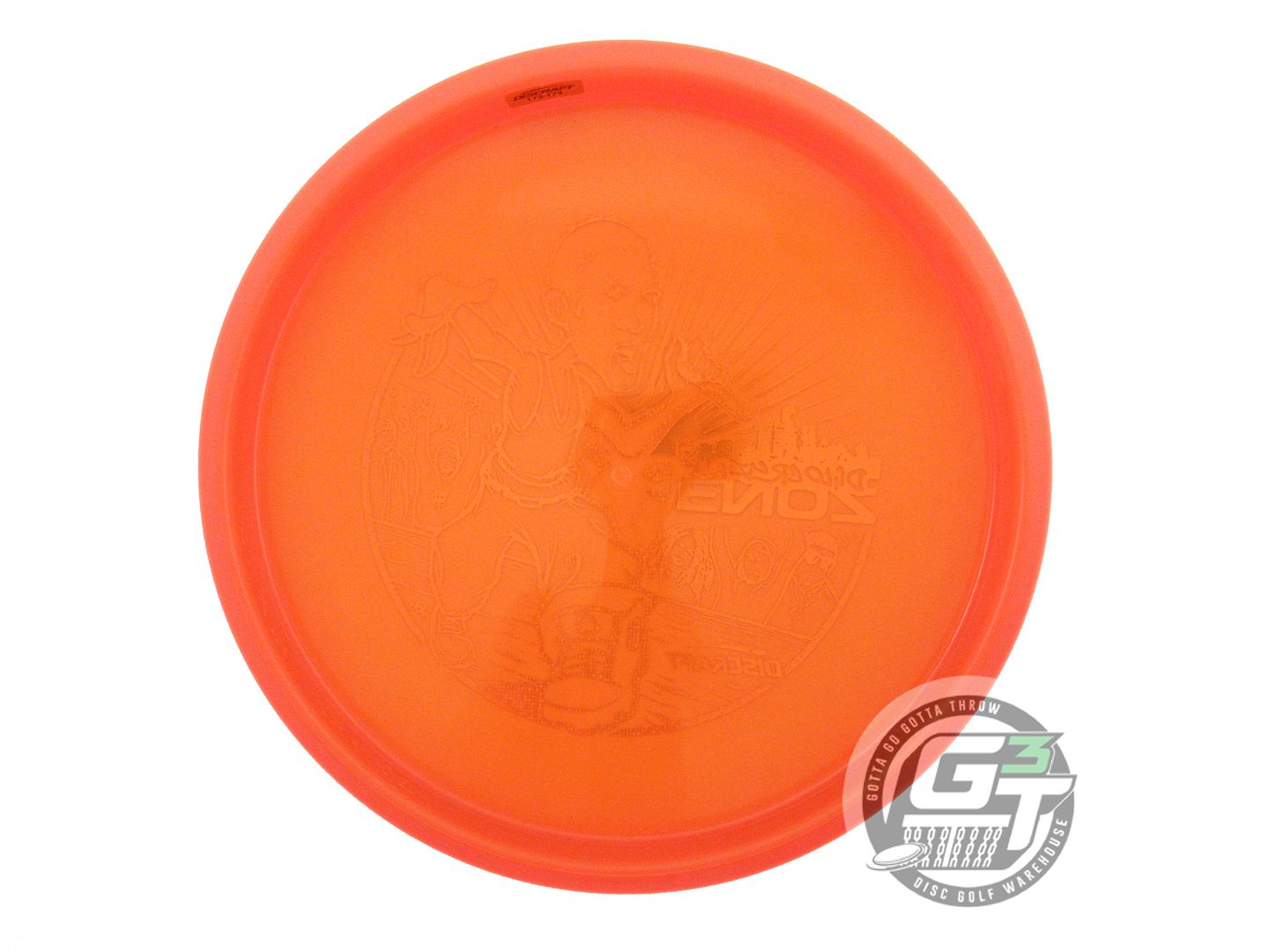 NOS Discraft [DGLO] CryZtal Zone 176g Orange Gold Foil Putter Golf Disc