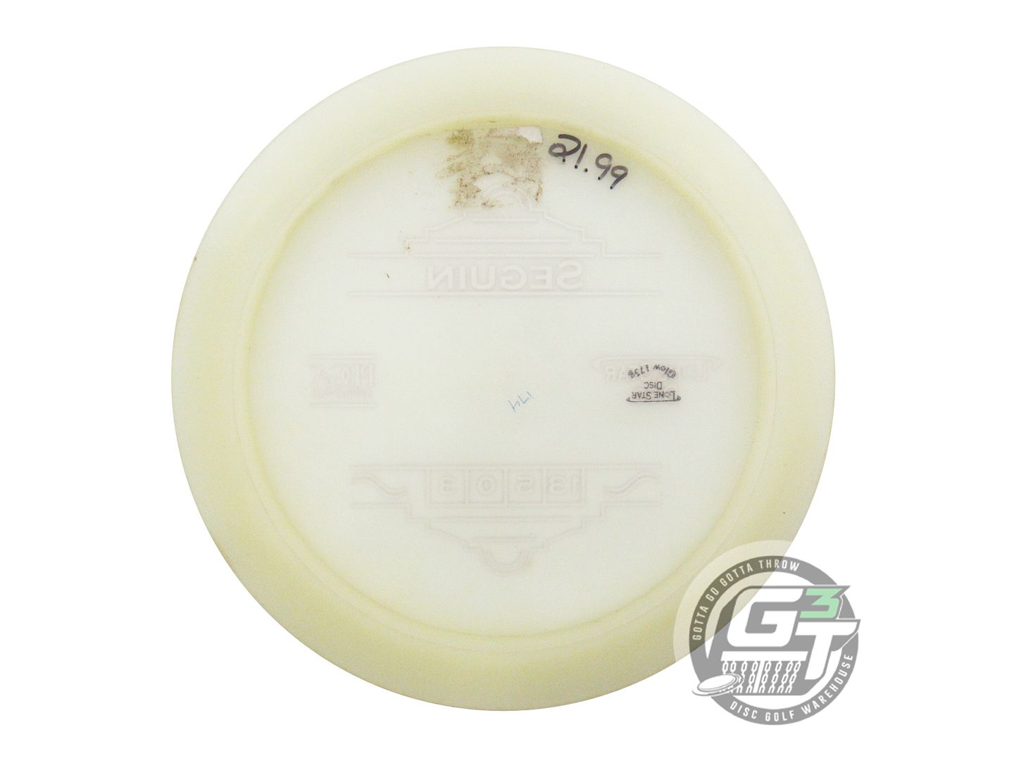 USED Lone Star Bravo Glow Seguin 173g Magenta Foil Distance Driver Golf Disc