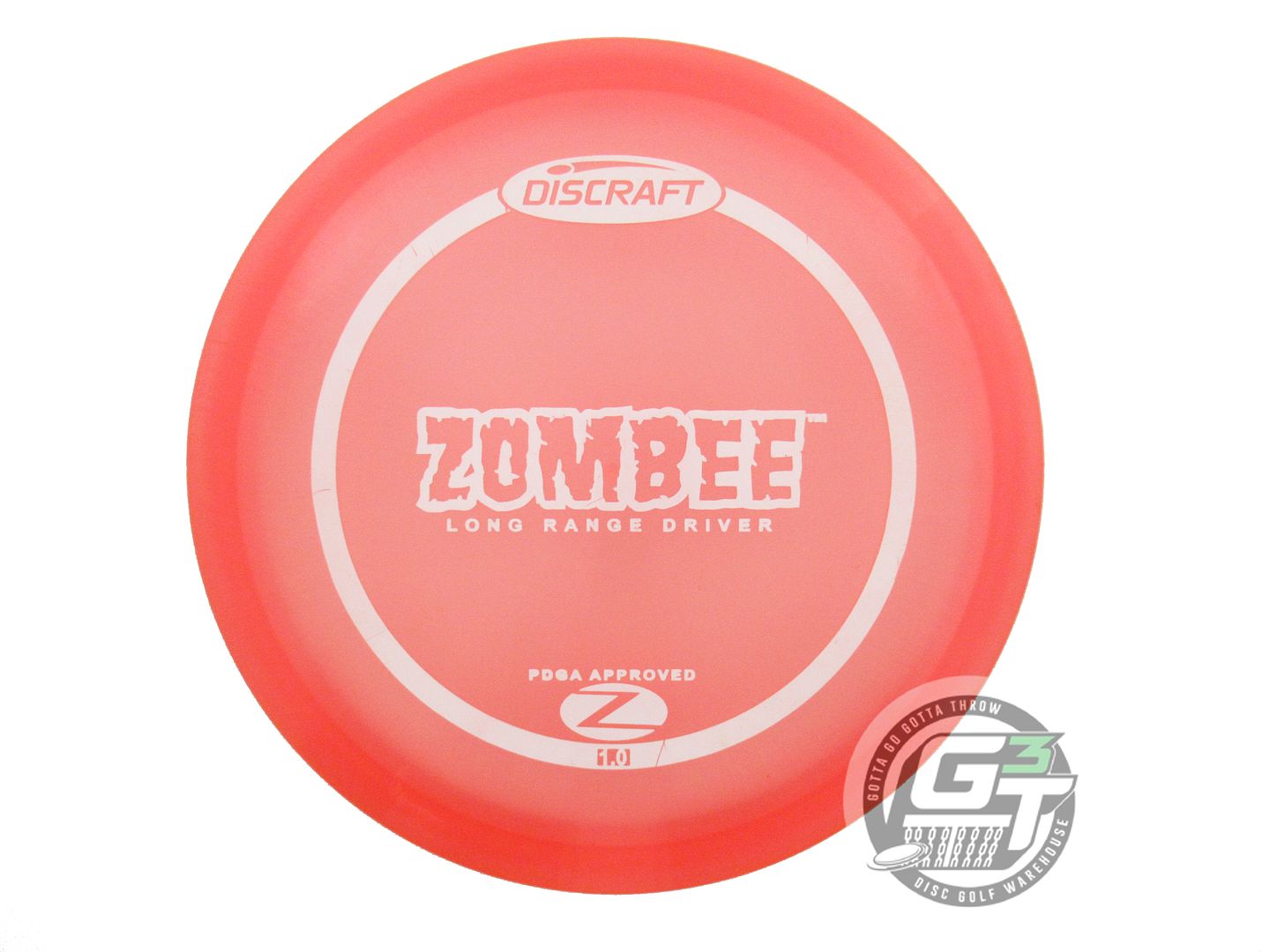 USED Discraft Z Zombee 165g Pink White Stamp Fairway Driver Golf Disc