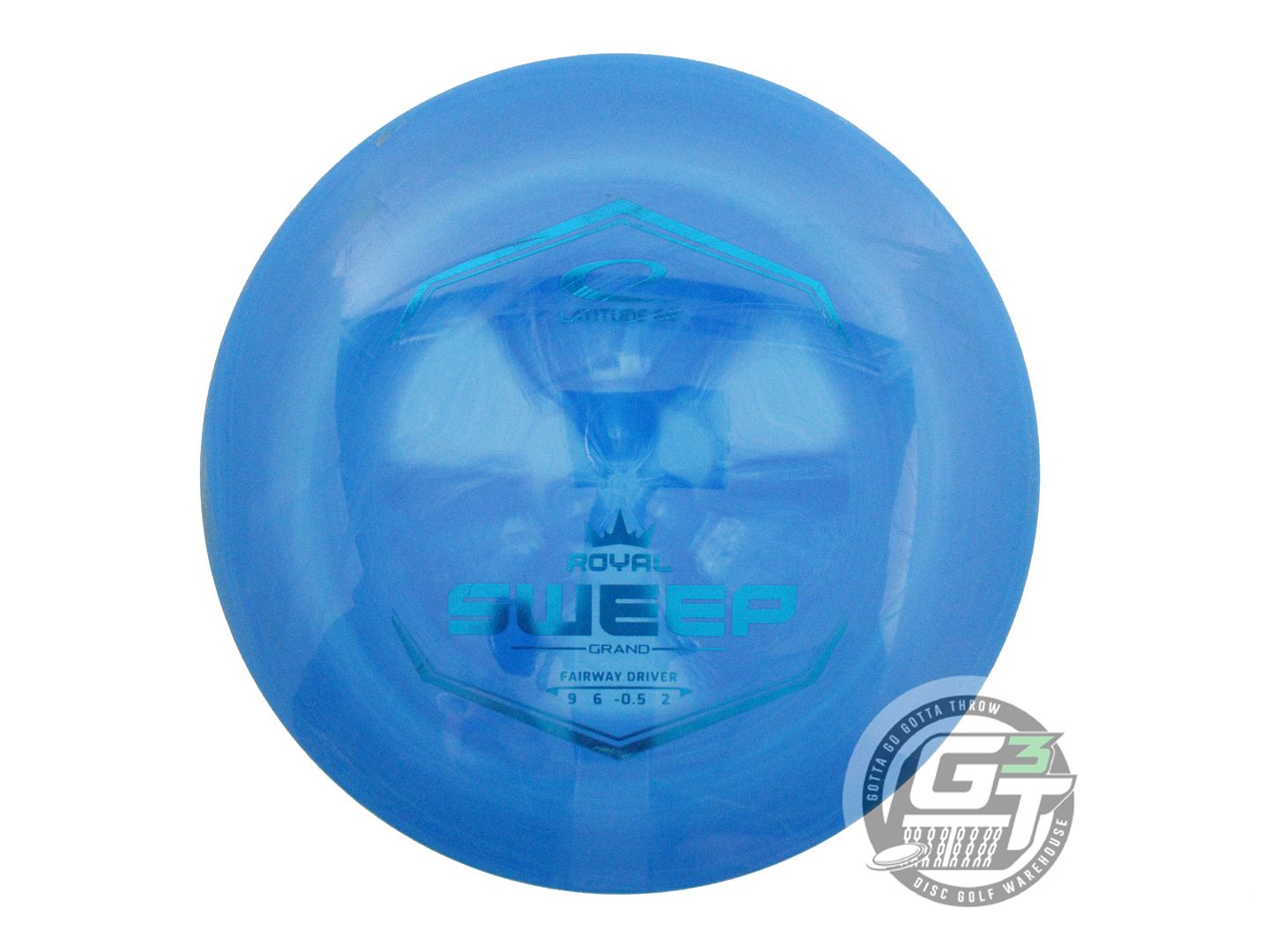 USED Latitude 64 Royal Grand Sweep 174g Blue Blue Foil Fairway Driver Golf Disc