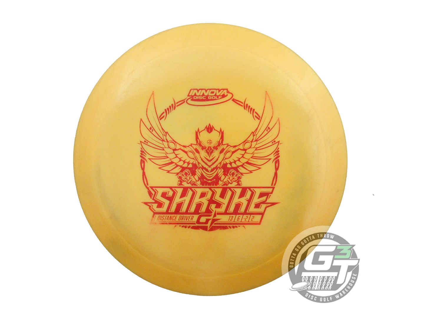 USED Innova GStar Shryke 174g Marigold Red Foil Distance Driver Golf Disc