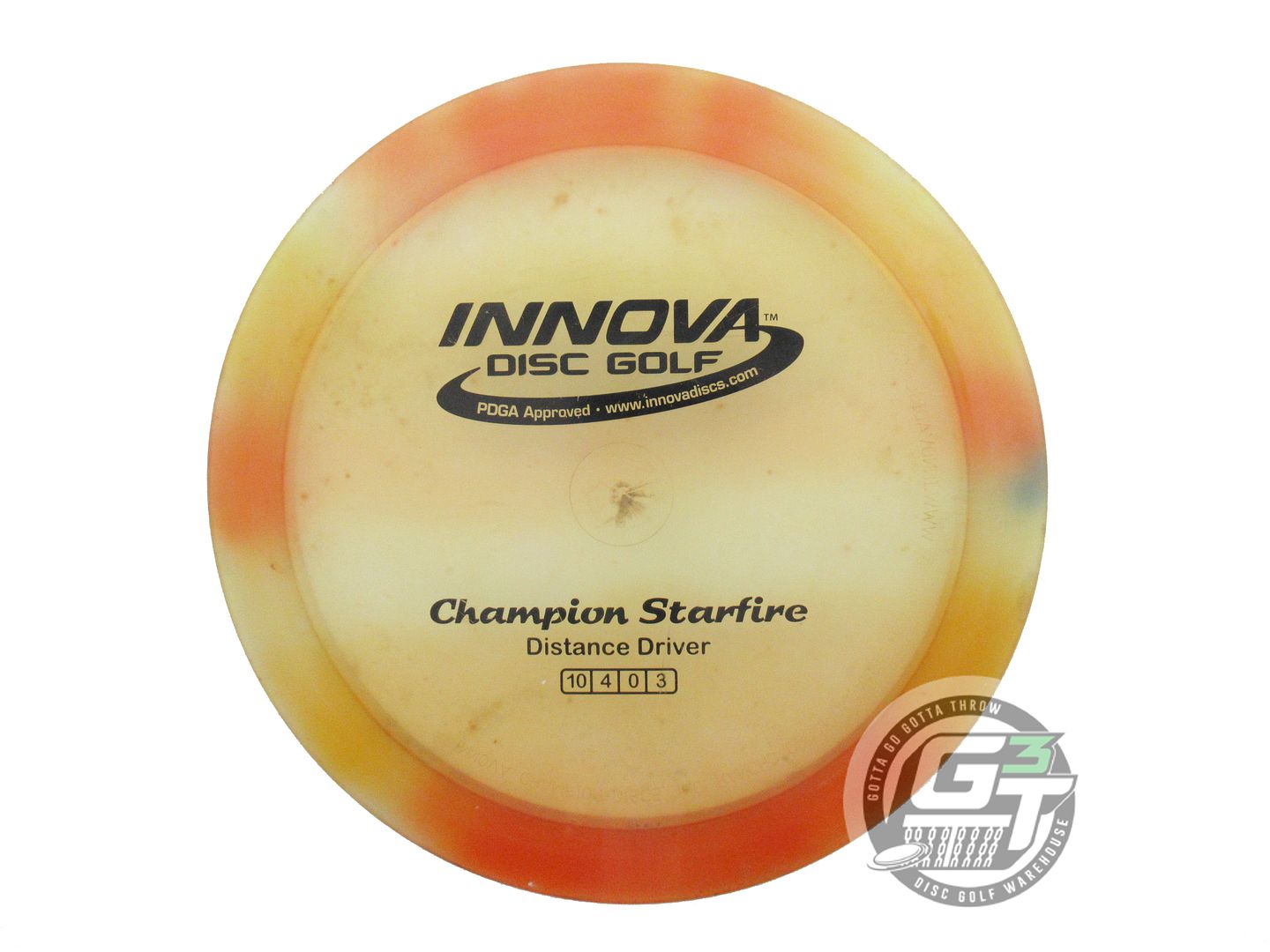 USED Innova I-DYE Champion Starfire 170g Peach Swirl Distance Driver Golf Disc
