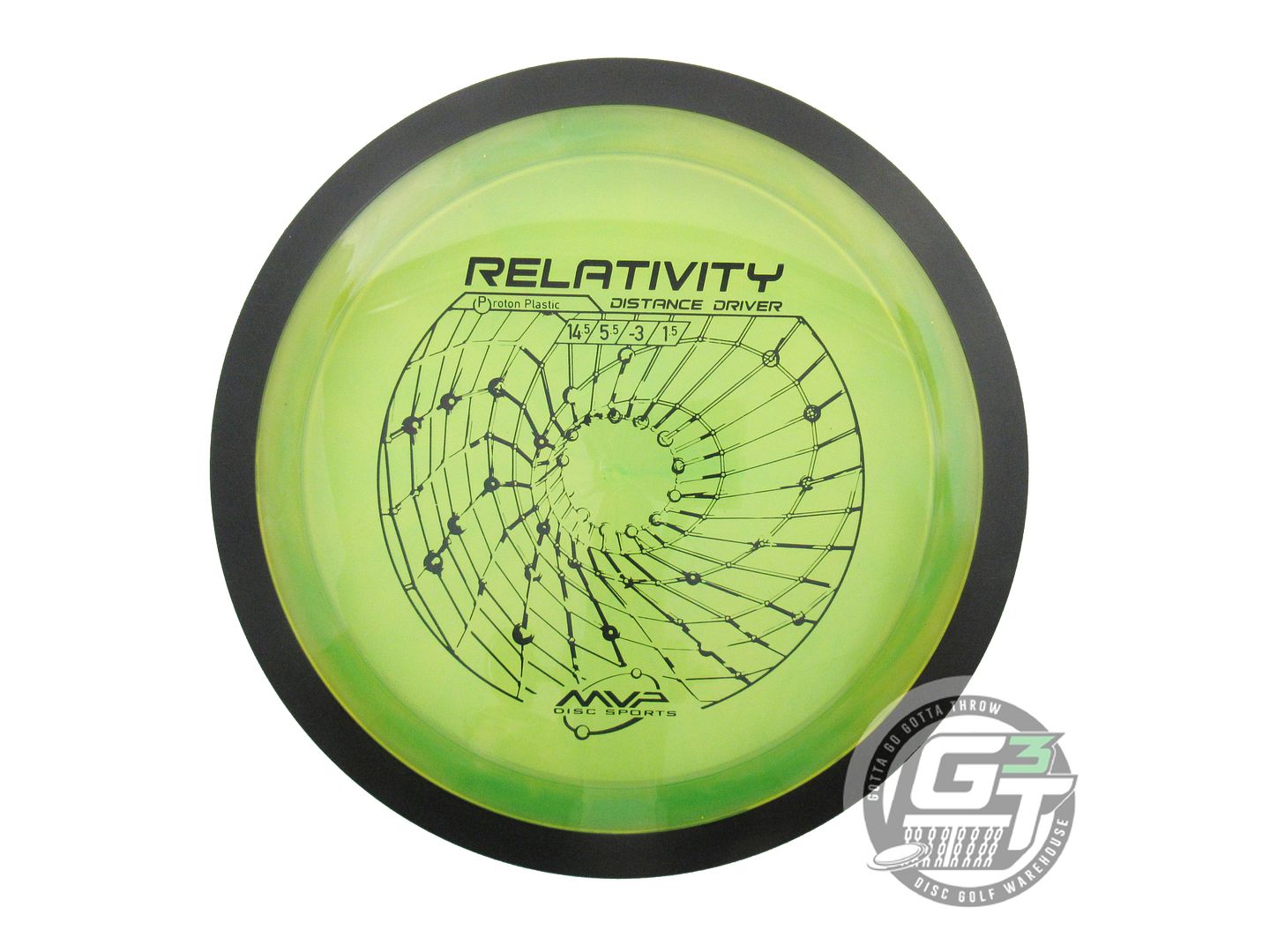 NOS MVP Disc Sports Proton Relativity 175g Yellow Distance Driver Golf Disc