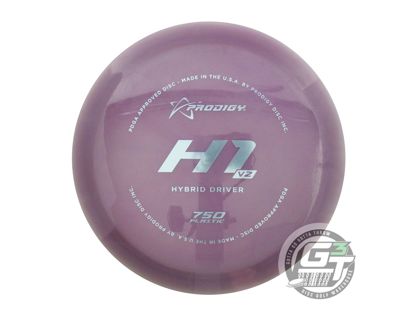 USED Prodigy Discs 750 H1 V2 173g Purple Silver Foil Hybrid Driver Golf Disc