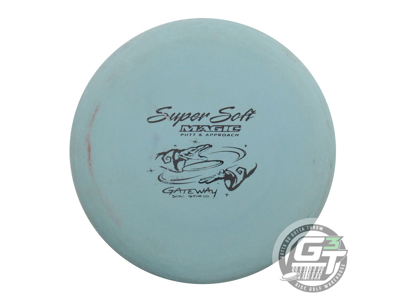 USED Gateway SureGrip SS Magic 172g Teal Black Stamp Putter Golf Disc