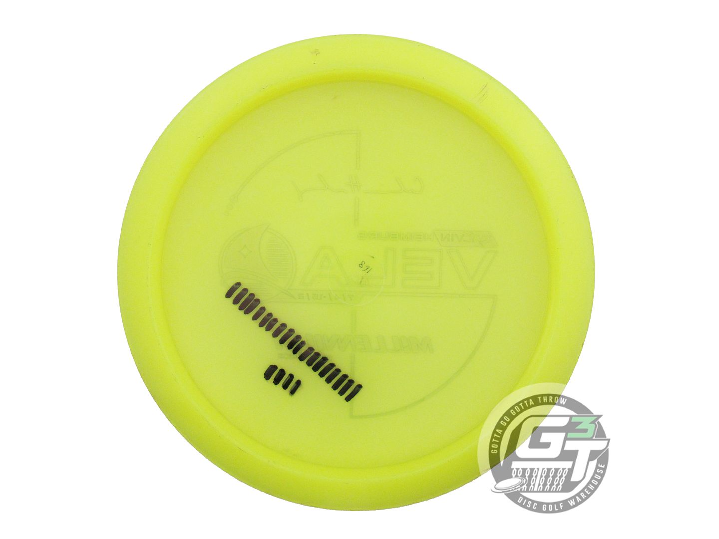 USED Millennium [HEIMBURG] Quantum Vela 168g Yellow Gray Laser Foil Driver Disc
