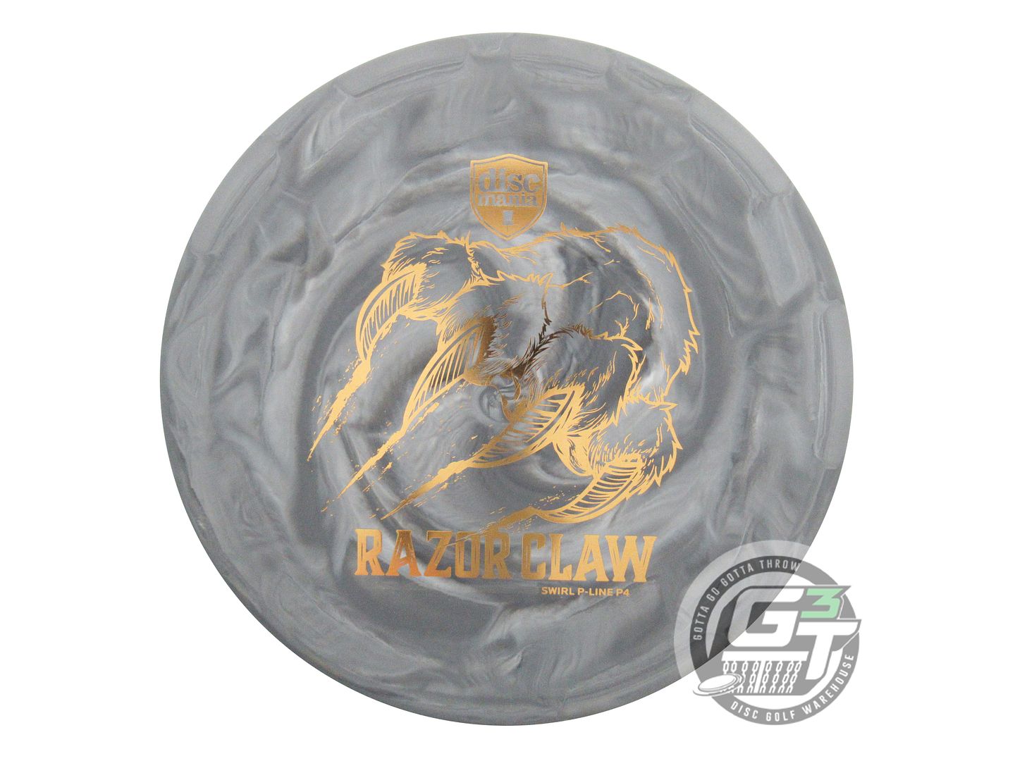 NOS DiscMania [KLEIN] RAZOR CLAW P-Line Flex 2 P4 176g Gray Putter Golf Disc