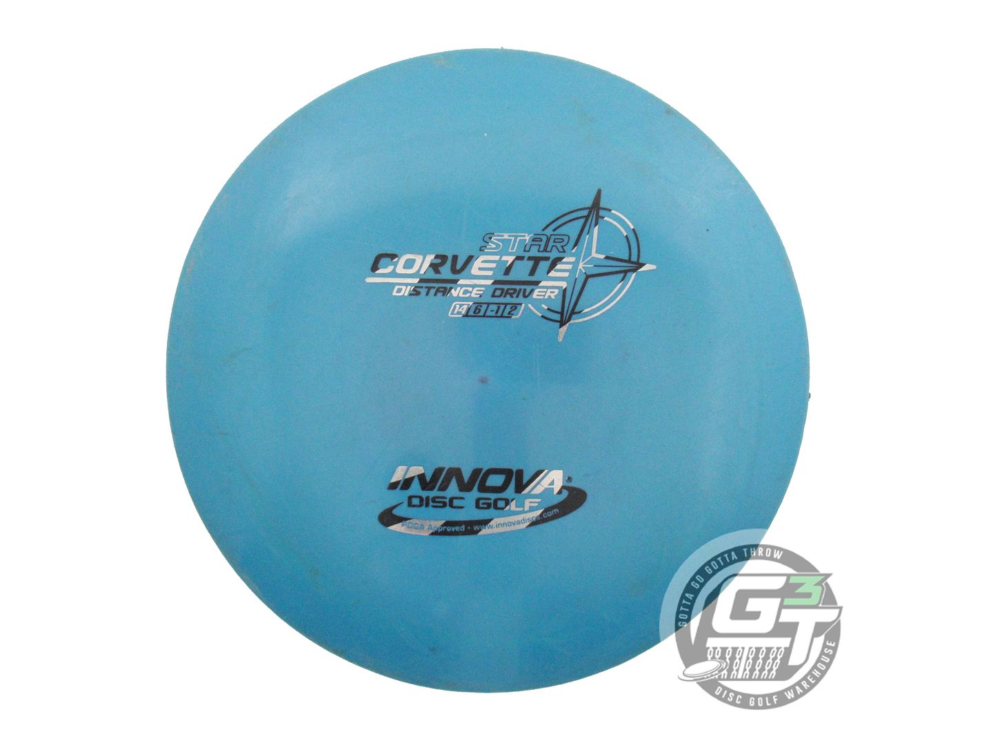 USED Innova Star Corvette 171g Blue Zebra Foil Distance Driver Golf Disc