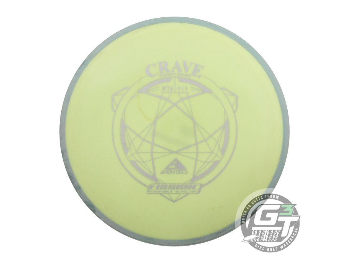 USED Axiom Discs Fission Crave 159g Yellow Gray Rim Fairway Driver Gol ...