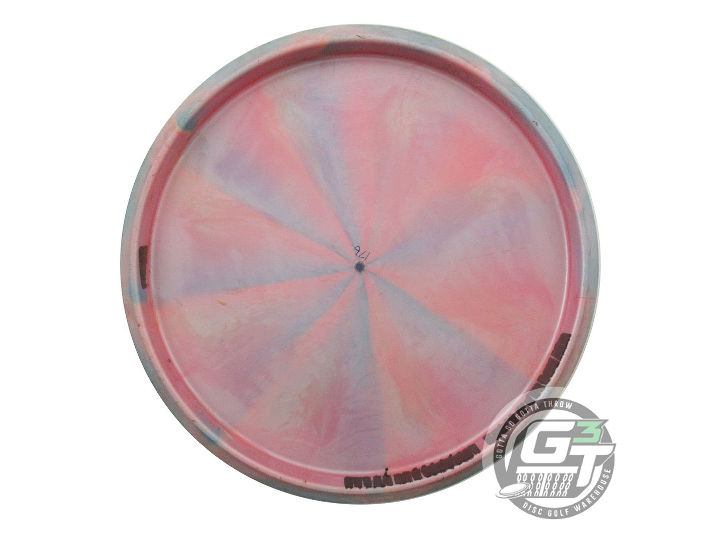 USED Discraft Titanium Zone 176g Pink-Teal Putter Golf Disc