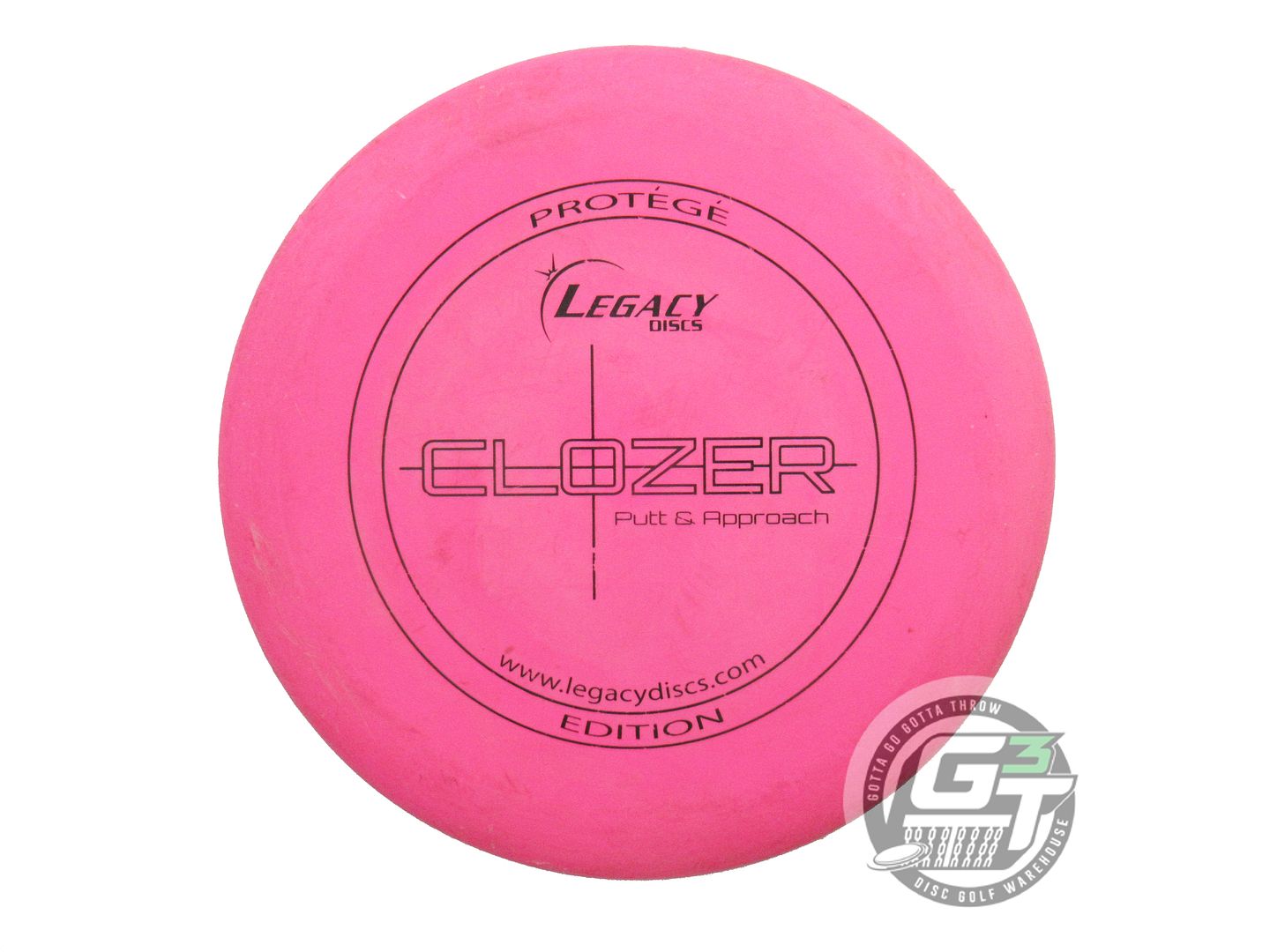 USED Legacy Discs Protege Clozer 173g Pink Black Stamp Putter Golf Disc