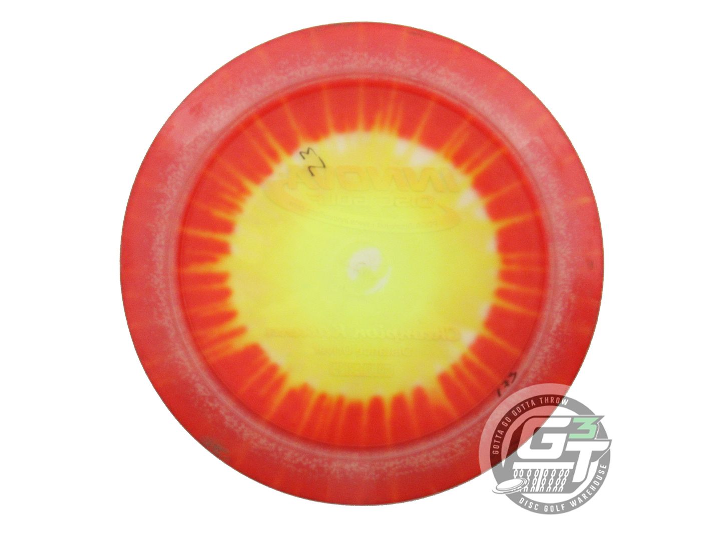 USED Innova I-DYE Champion Katana 173g Red Burst Distance Driver Golf Disc