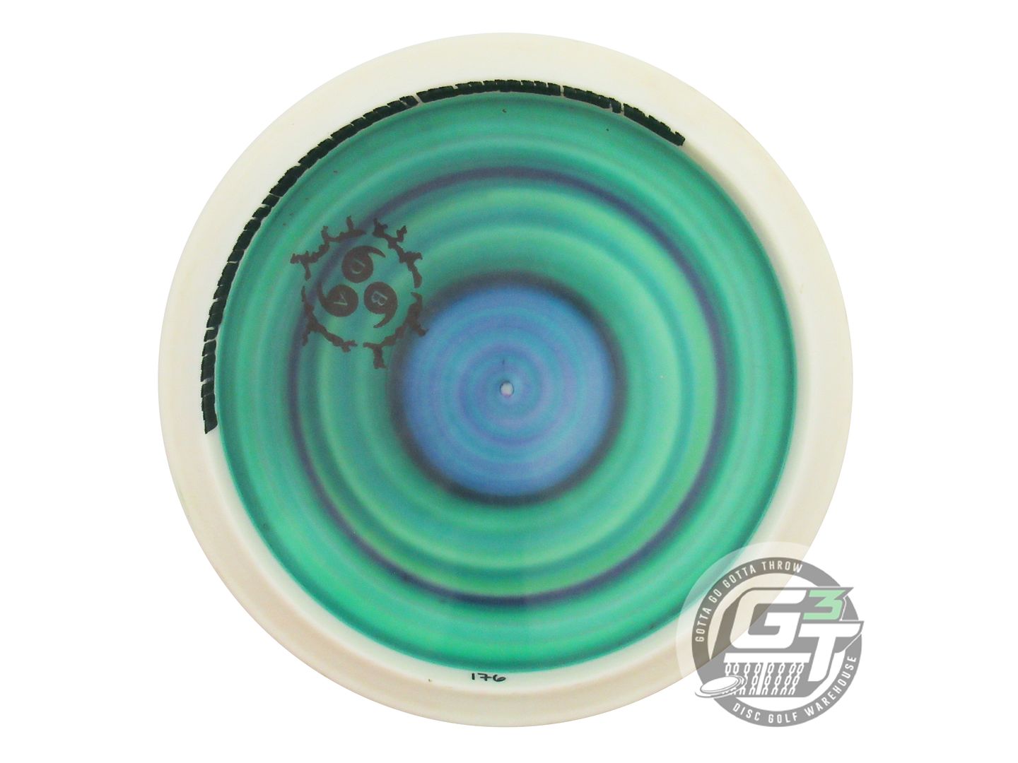 USED Discraft [PIERCE] ESP Glo Passion 176g White HOME DYED Driver Golf Disc