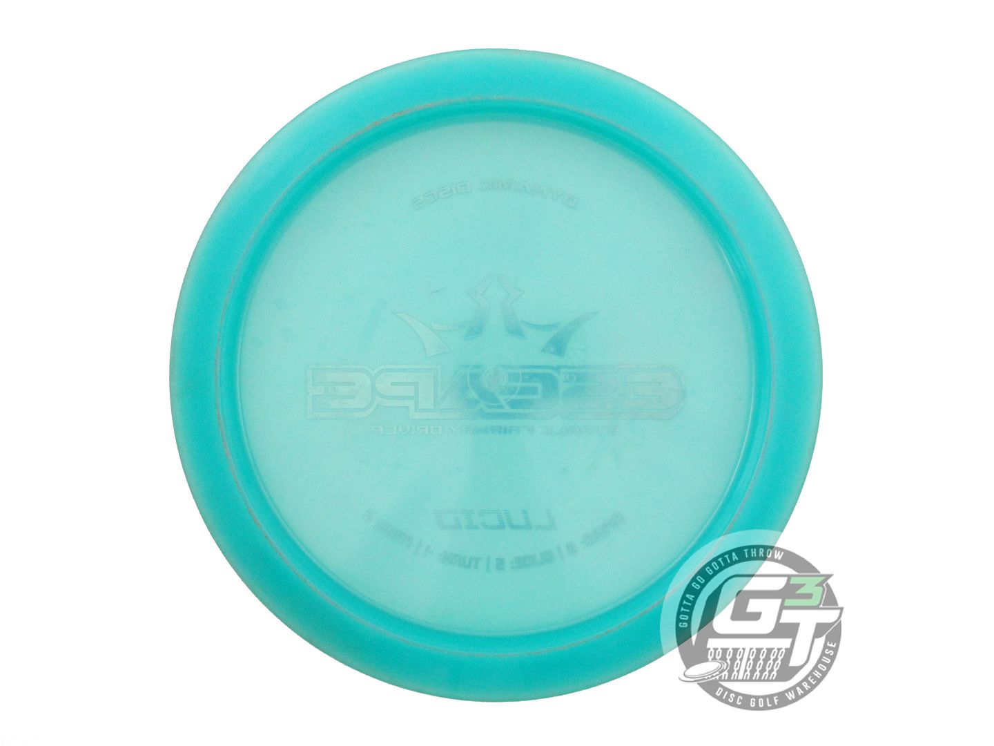 USED Dynamic Discs Lucid Escape 168g Seafoam Silver A Fairway Driver Golf Disc