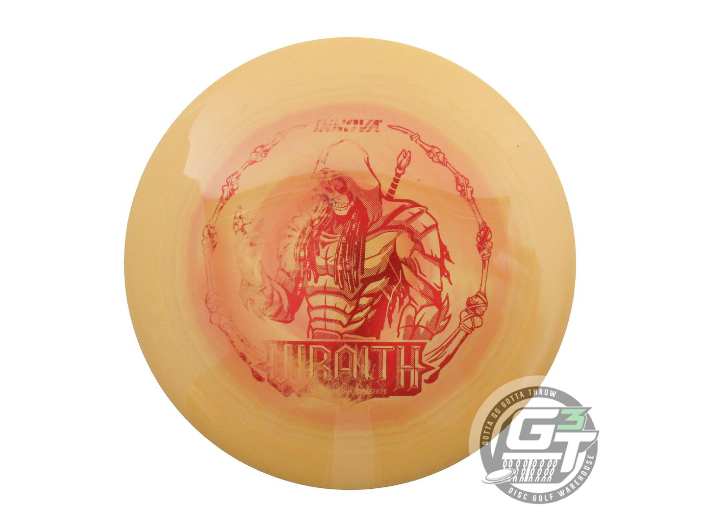 USED Innova [BRATHWAITE] Swirl Star Wraith 174g Orange Distance Driver Golf Disc