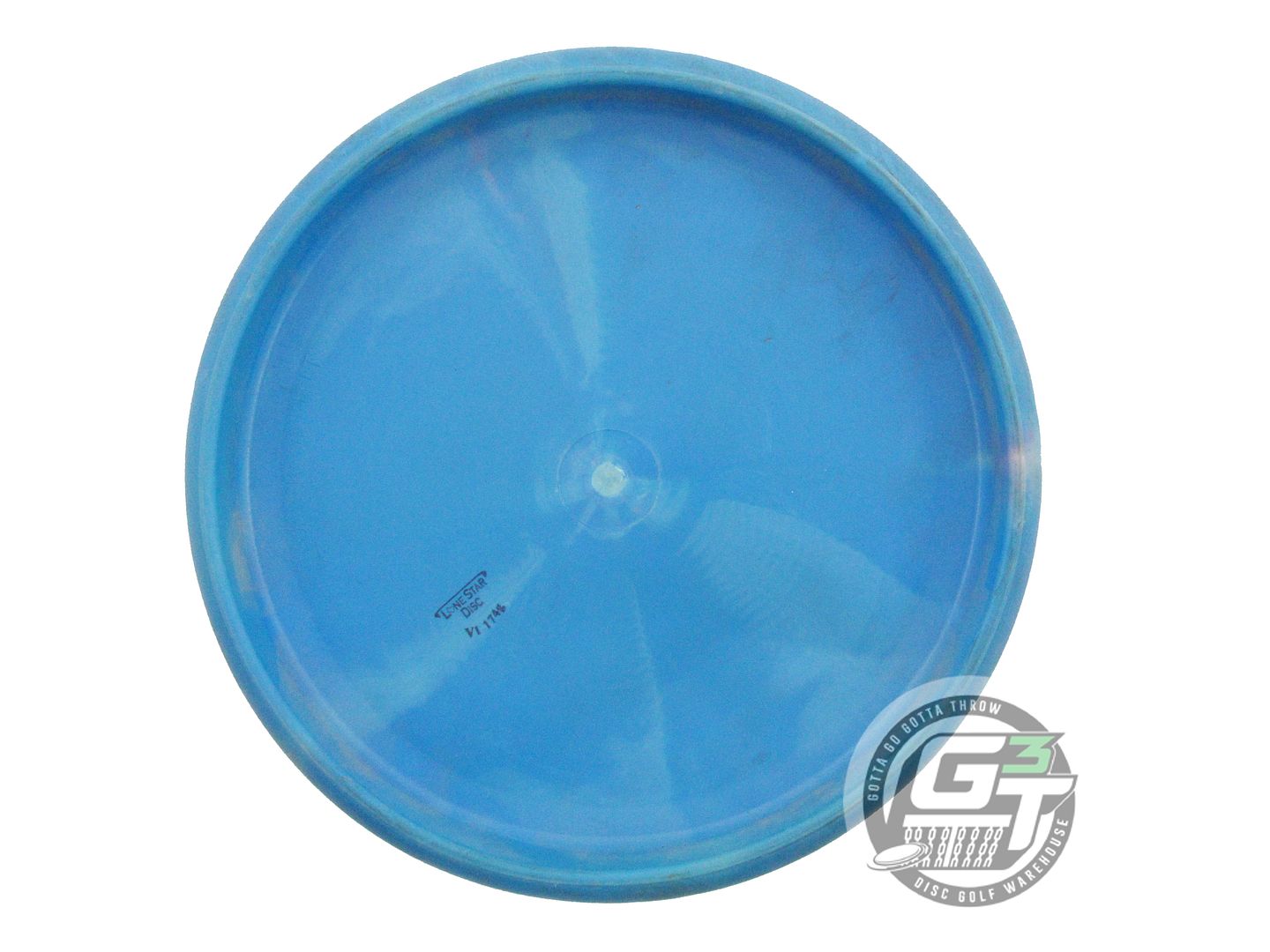 USED Lone Star Victor 1 Jack Rabbit 174g Blue Red Foil WARPED Putter Golf Disc