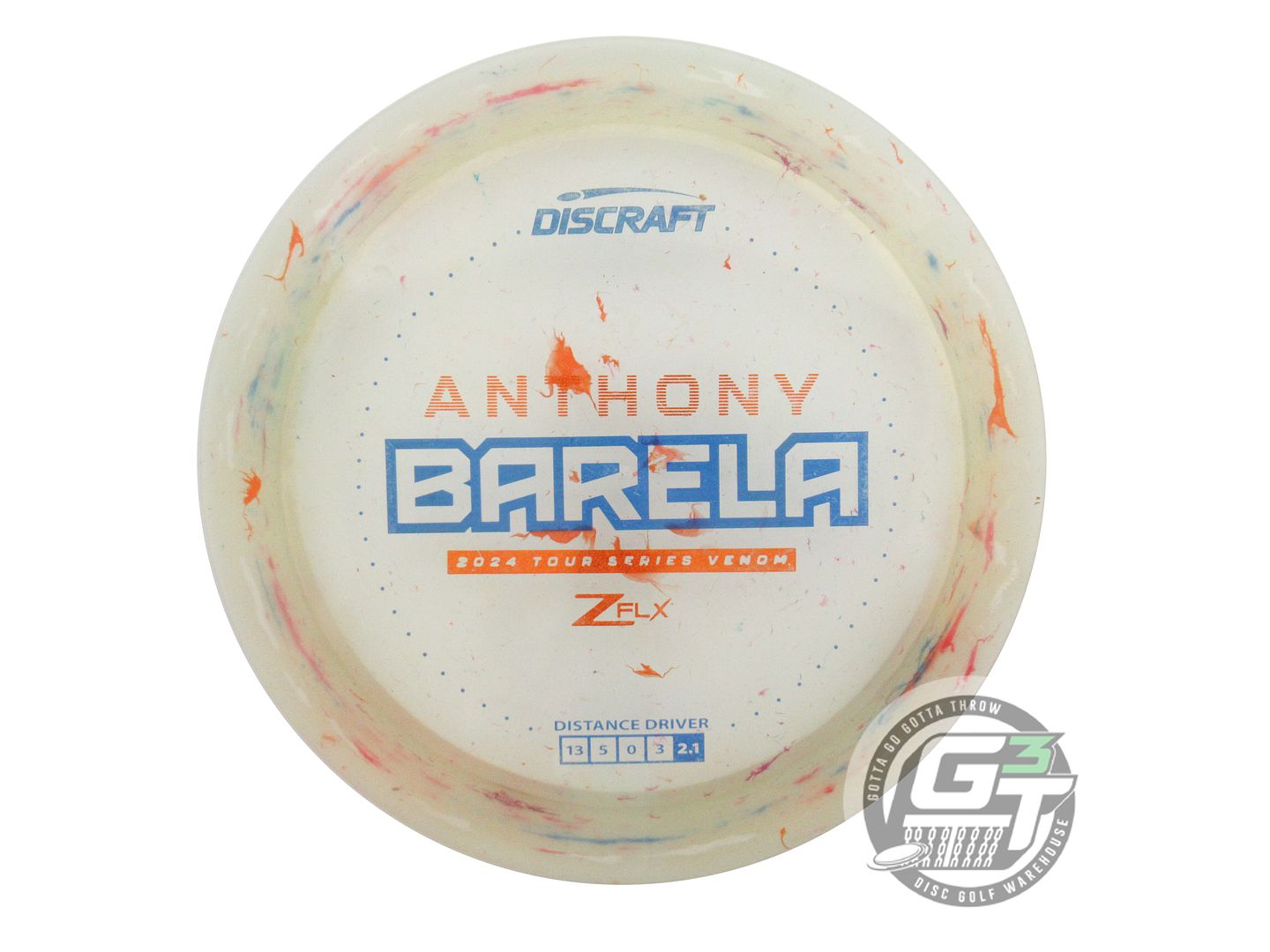 USED Discraft [BARELA] Jawbreaker Z FLX Venom 176g Blue Stamp Driver Golf Disc