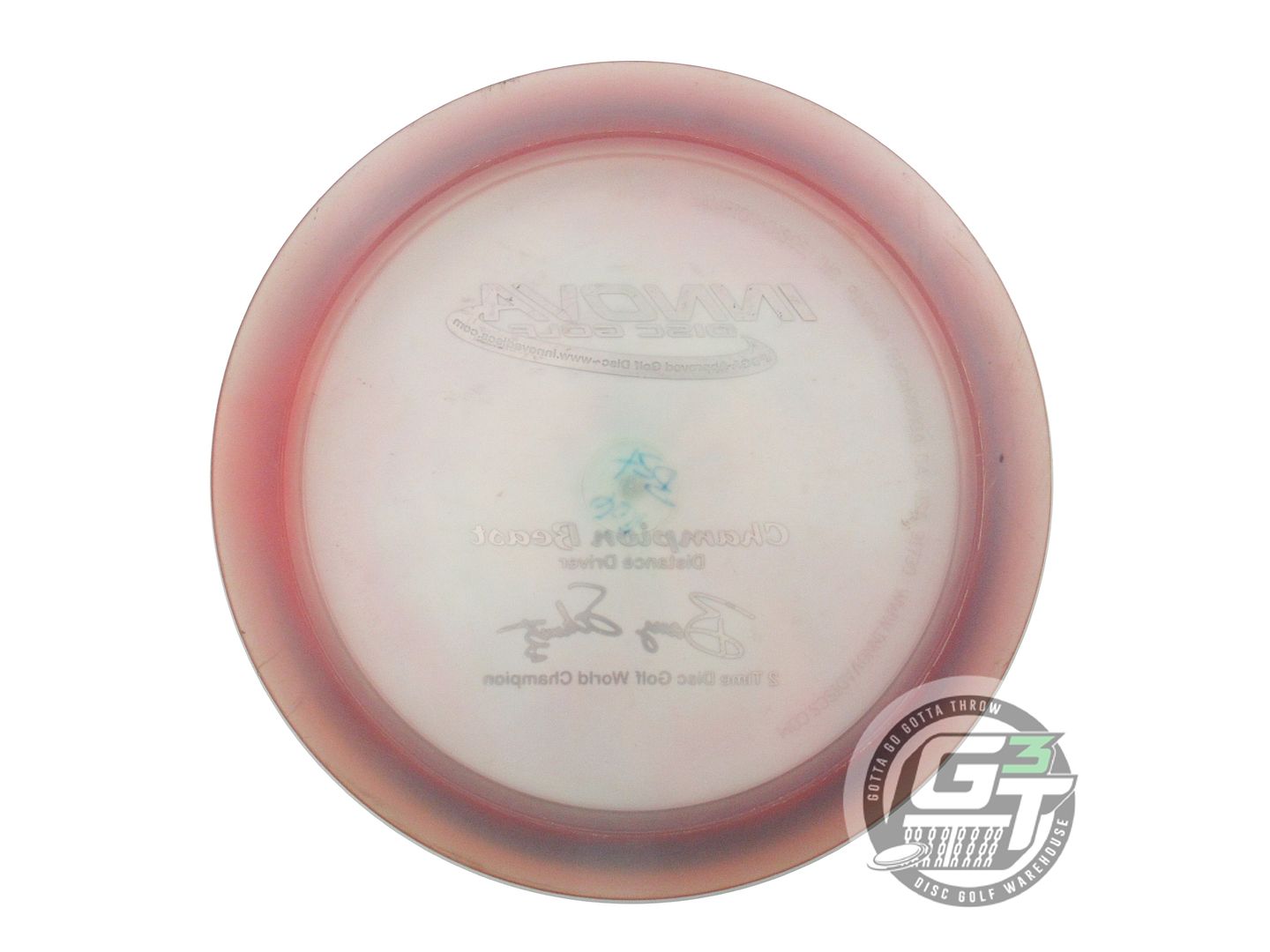 USED Innova Champion Beast 166g Pink Black Stamp PFN Distance Driver Golf Disc