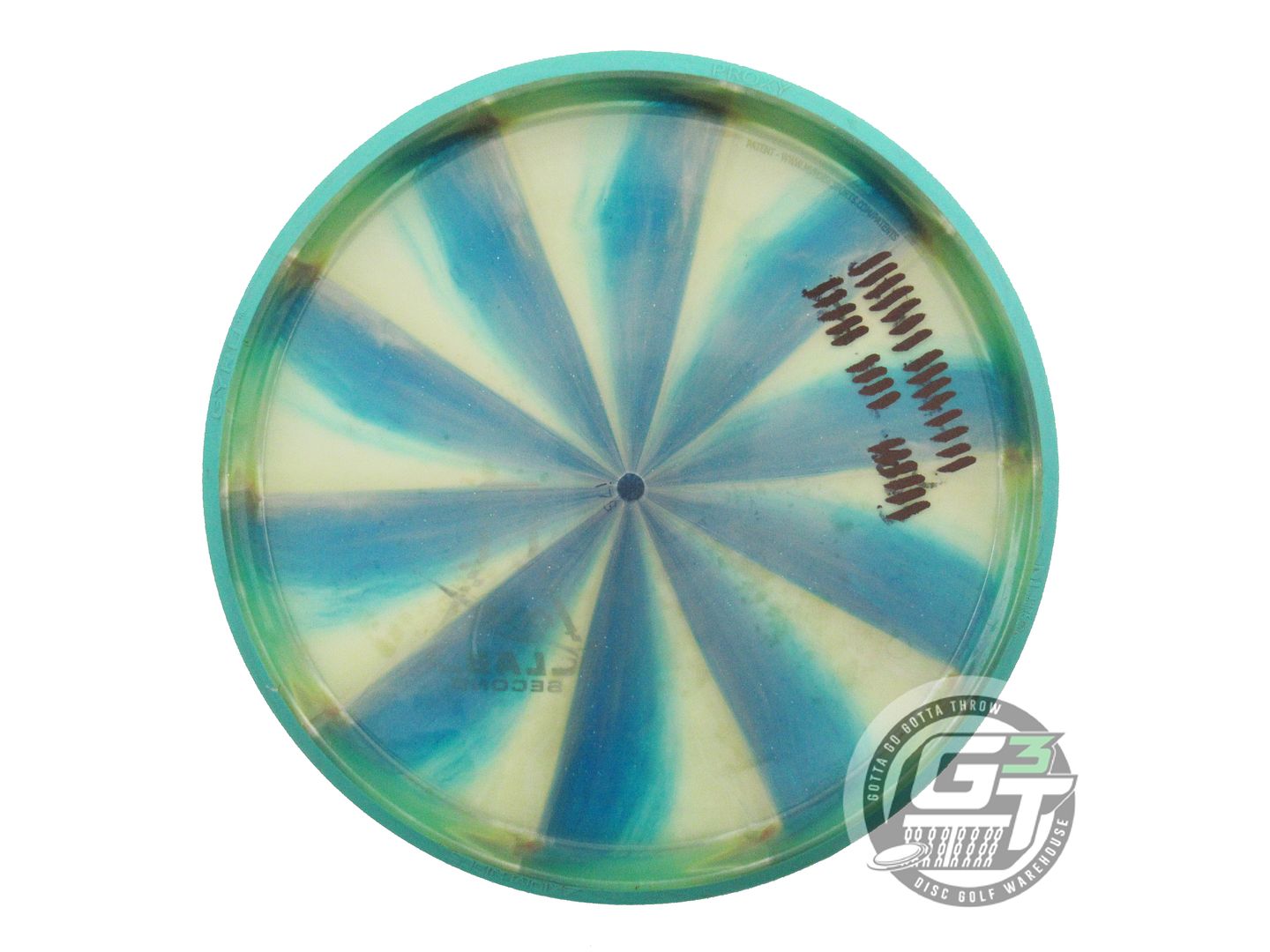 USED Axiom Discs X-OUT Proton Proxy 175g Blue-Green Seafoam Rim Putter Golf Disc