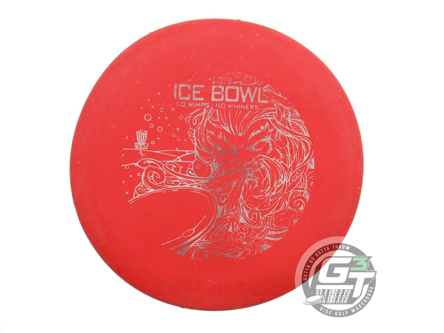 USED Dynamic Discs Classic Soft Judge 175g Red Silver Foil ICE BOWL Putter Disc