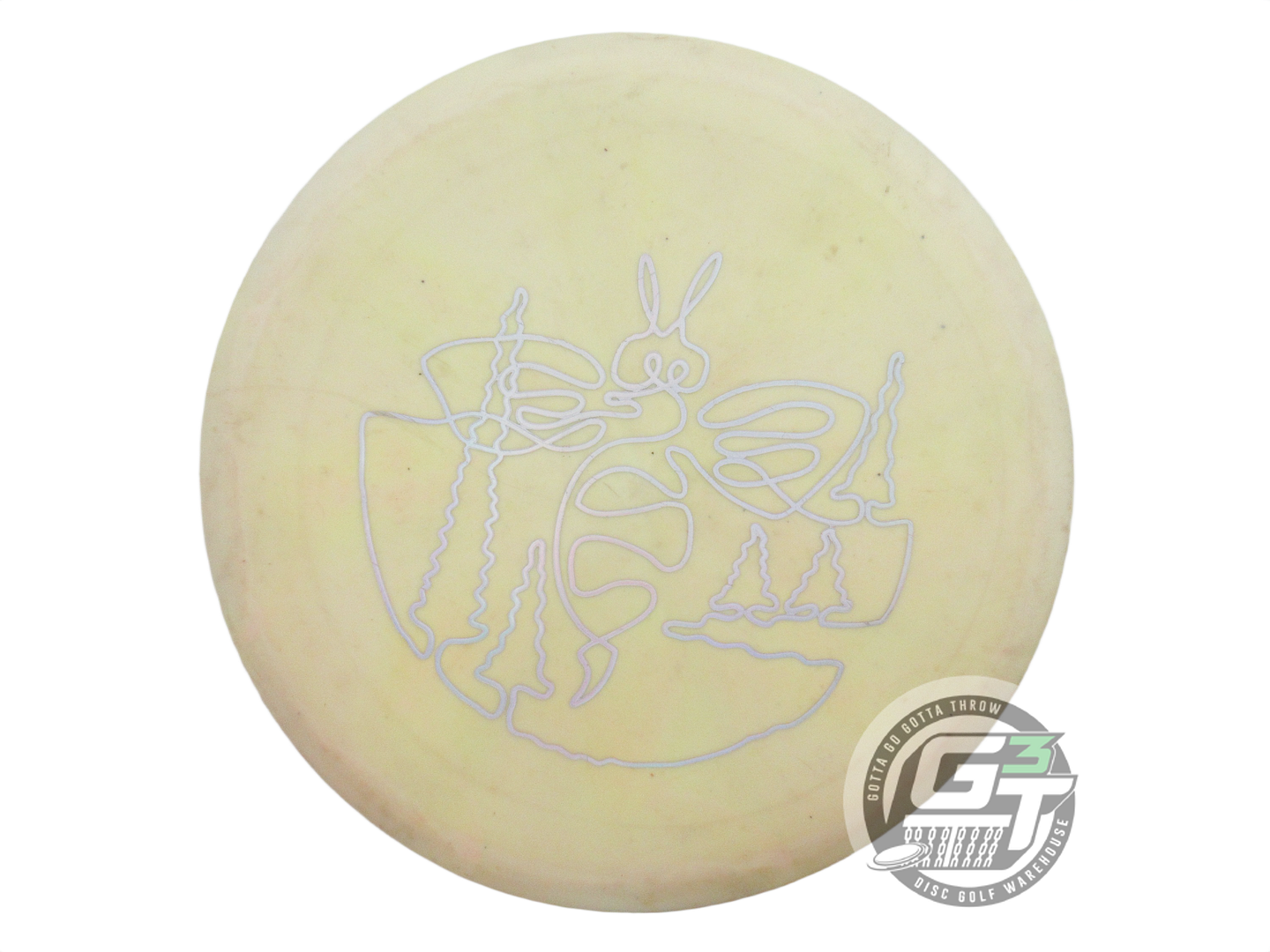 USED Discraft [OTB] Swirl X Buzzz SS 176g Yellow Silver Holo Foil Midrange Disc