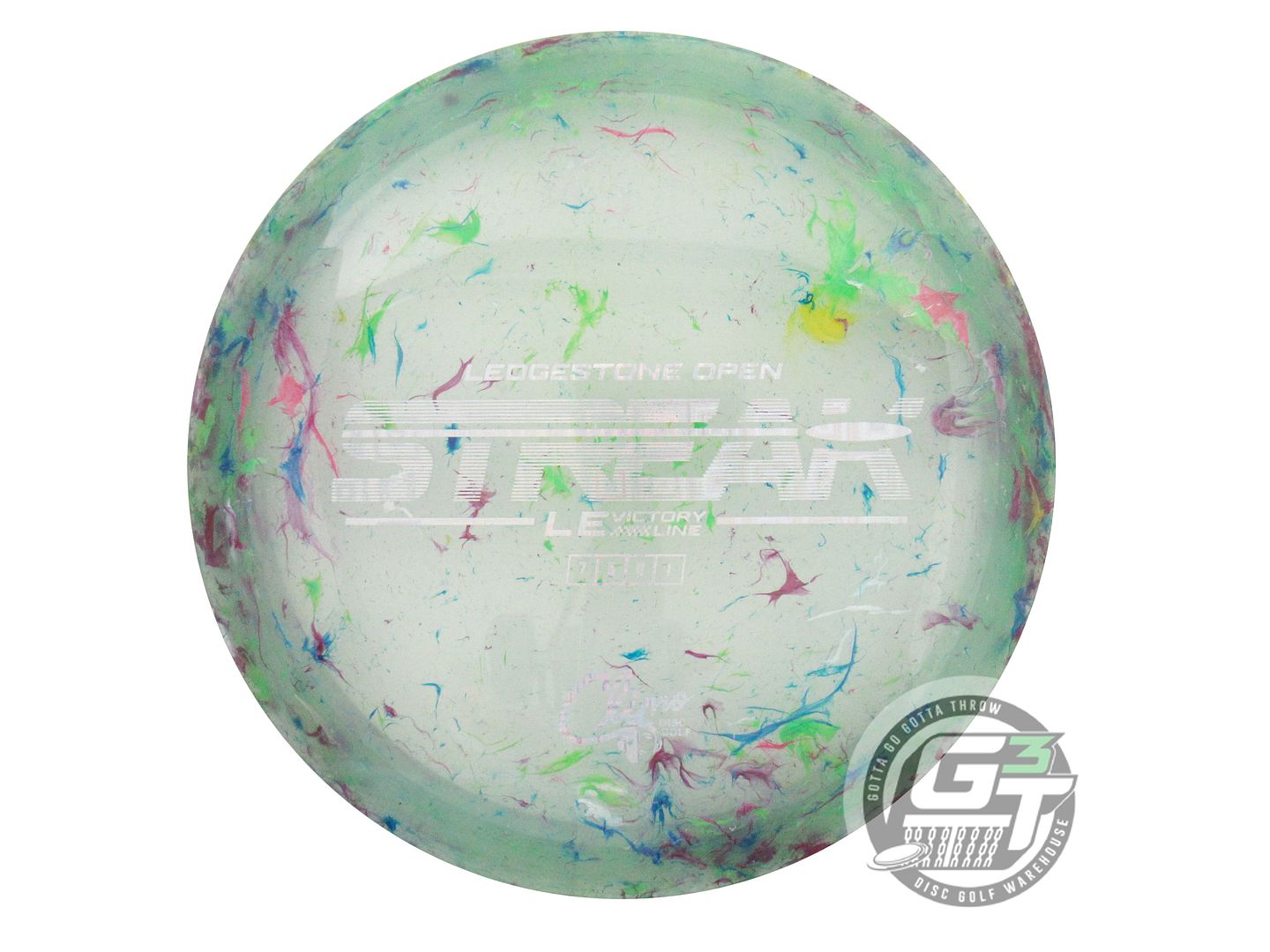 NOS Climo [LEDGESTONE] Jawbreaker Z FLX Streak 176g Square Holo Foil Golf Disc