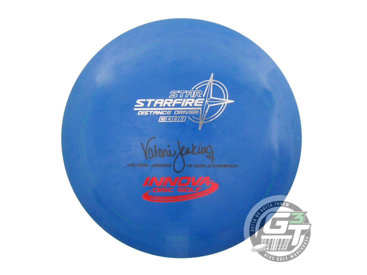 USED Innova [JENKINS 4X] Star Starfire 171g Blue Distance Driver Golf Disc