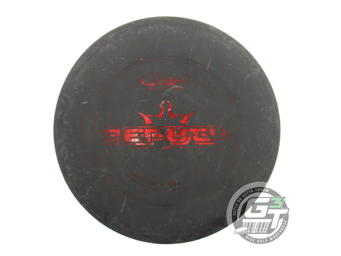 USED Dynamic Discs Classic Blend Deputy 174g Black Red Shatter A Putter Disc