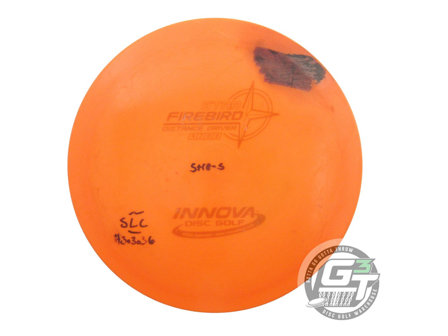 USED Innova Star Firebird 175g Orange Wiped Stamp Distance Driver Golf Disc