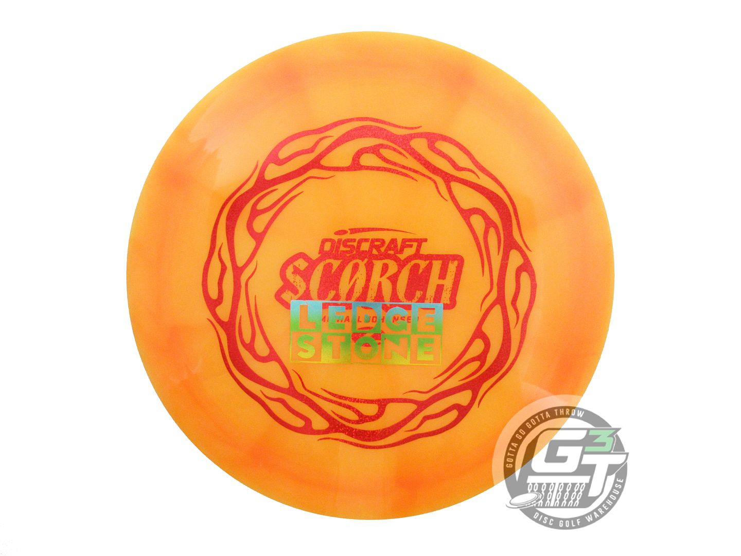 USED Discraft [LEDGESTONE] Z Scorch 174g Orange Distance Driver Golf Disc