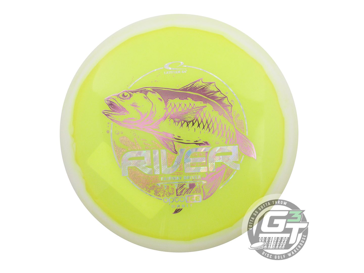 Latitude 64 Limited Edition Flying Fish Stamp Opto Ice Orbit River Fairway Driver Golf Disc (Individually Listed)