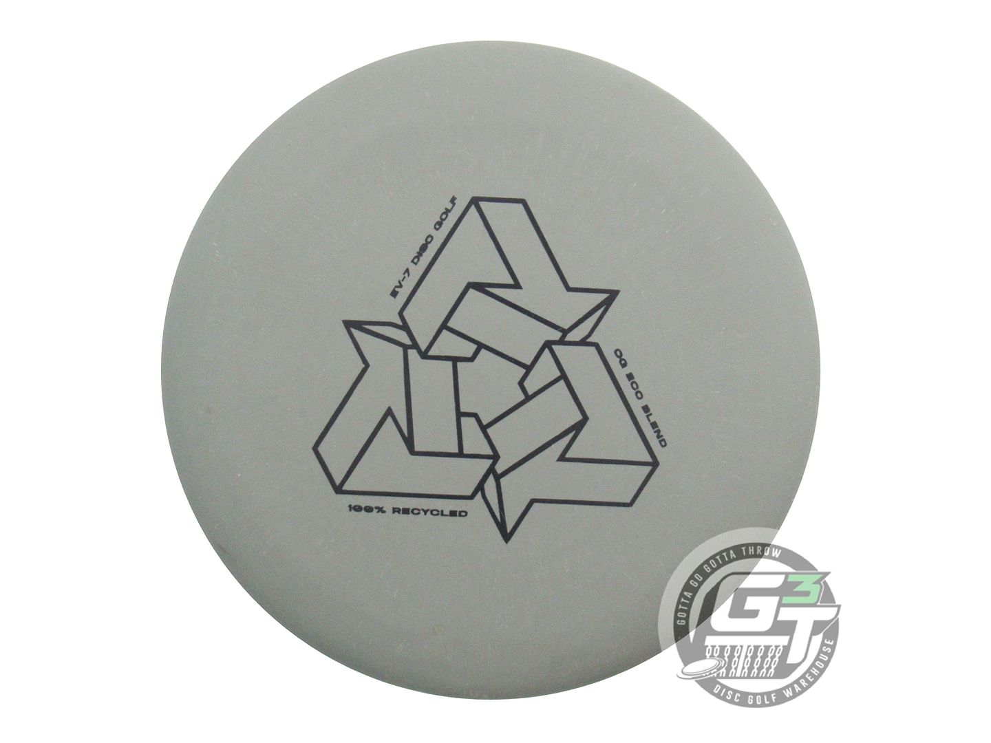 USED EV-7 OG Eco Blend Penrose 173g Gray Black Stamp B Putter Golf Disc
