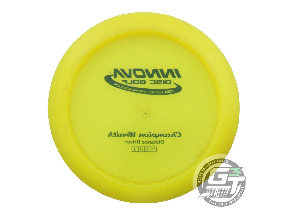 USED Innova Champion Wraith 172g Yellow Black Stamp Distance Driver Golf Disc