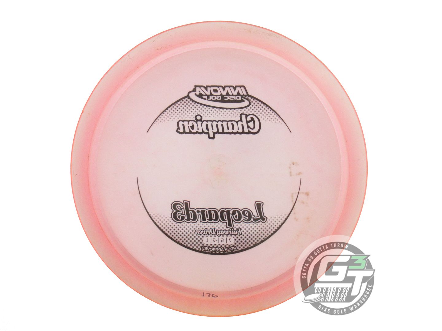 USED Innova Champion Leopard3 176g Pink Black Stamp Fairway Driver Golf Disc