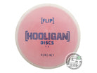 USED Hooligan Discs Bravo Flip 180g White-Pink Blue Foil Midrange Golf Disc