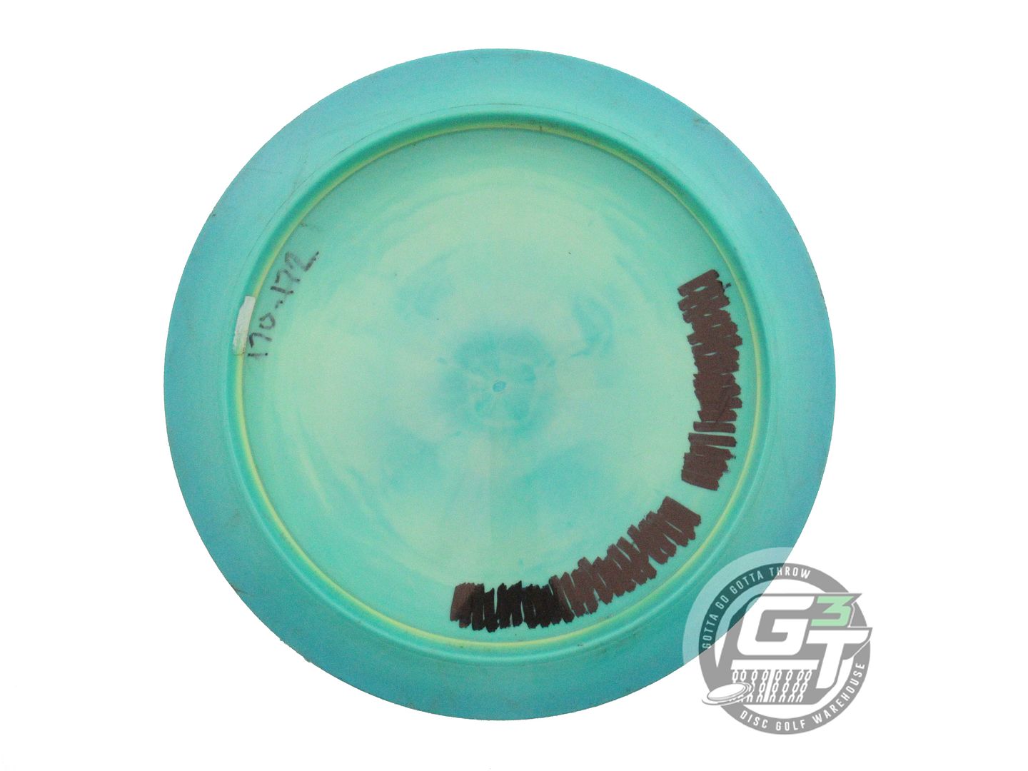 USED Discraft [McBETH] ESP Force 173g Teal-Peach Heart Foil Distance Driver Disc