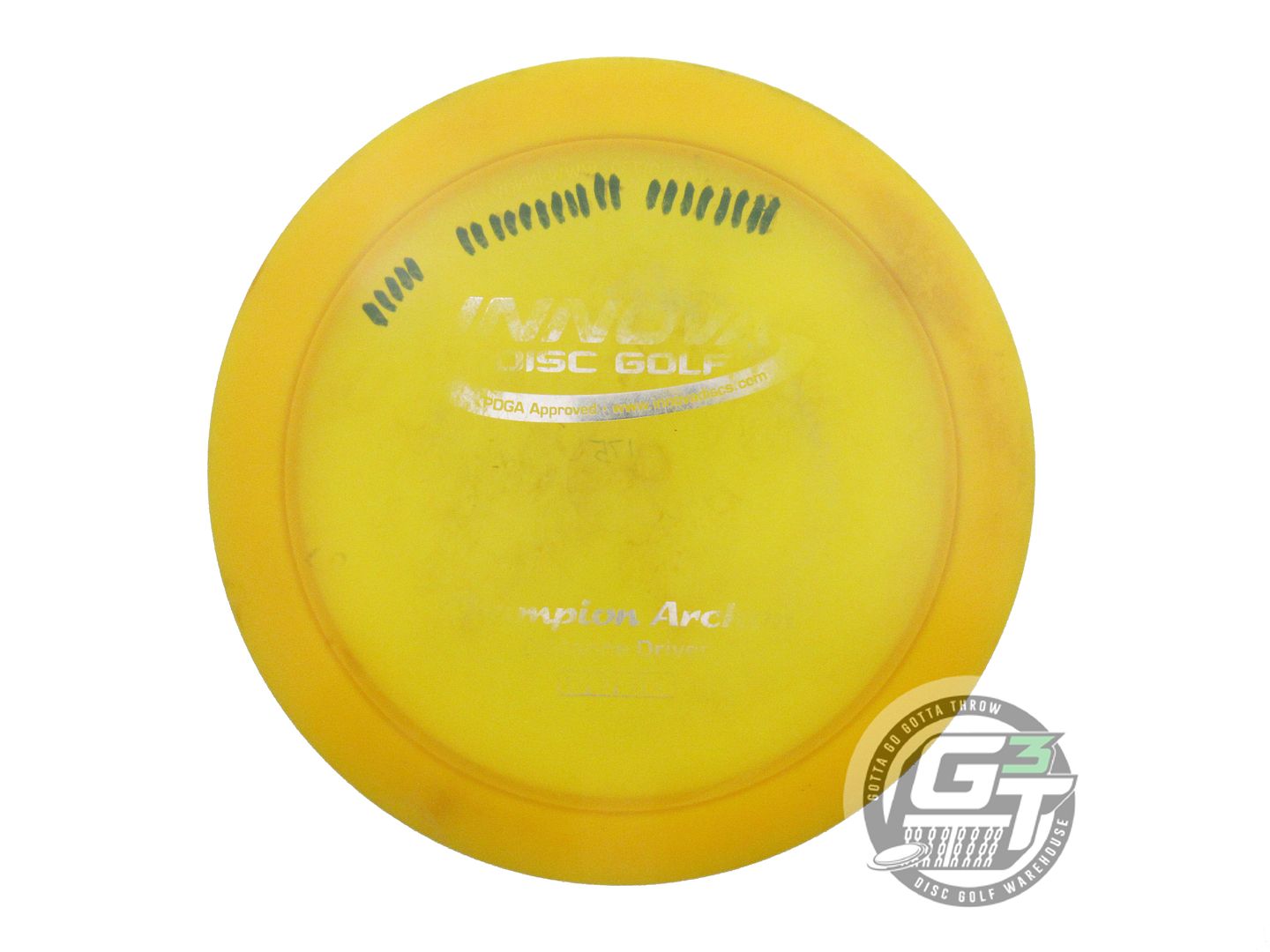 USED Innova Champion Archon 175g Marigold Silver Foil Distance Driver Golf Disc