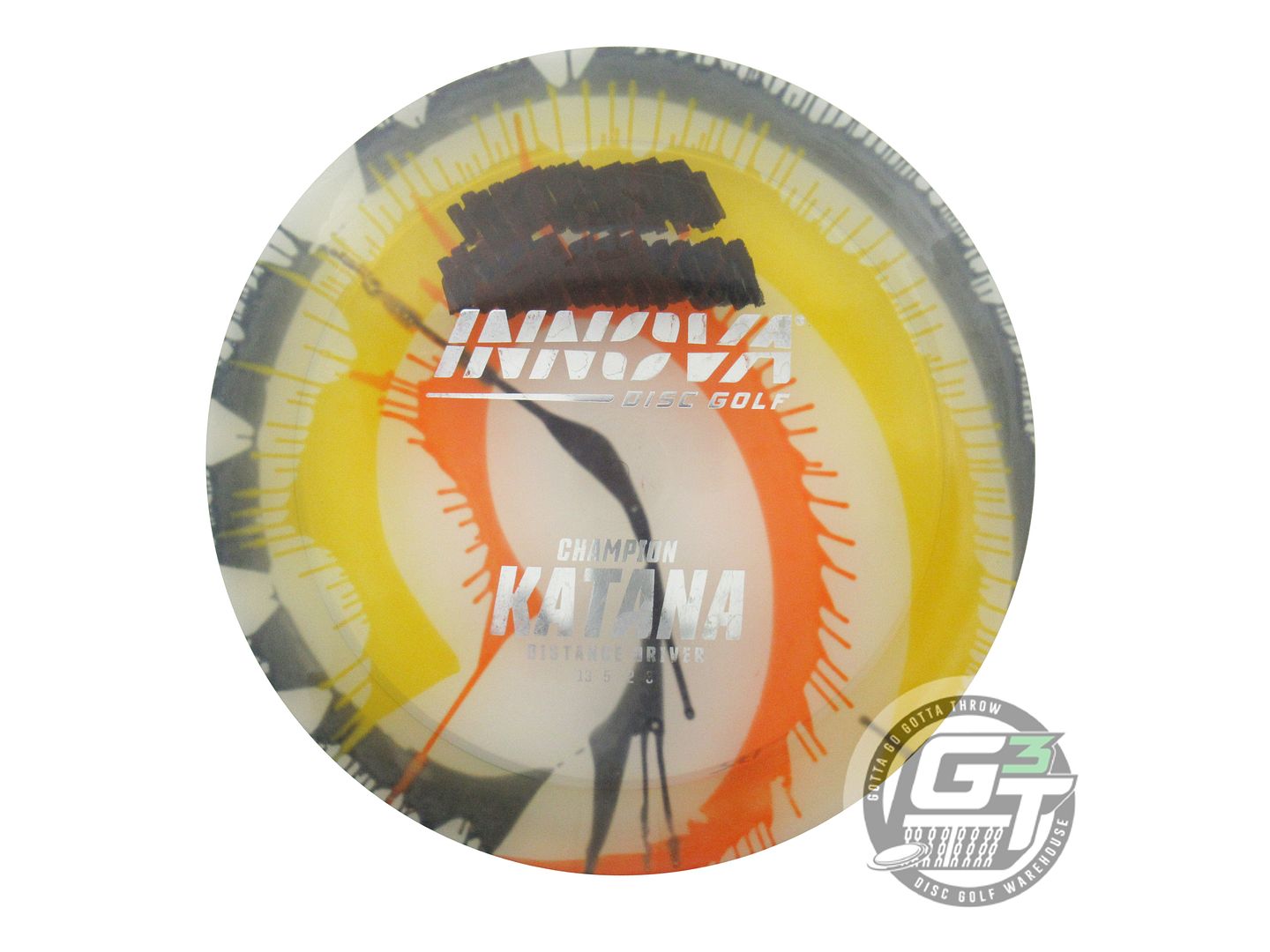 USED Innova I-DYE Champion Katana 175g Splatter Burst Distance Driver Golf Disc